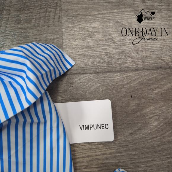 Vimpunec One Shoulder Ruffle Bikini Swimsuit Size M - Picture 3 of 6